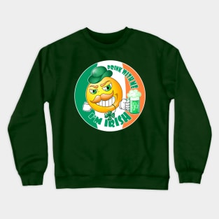 Irish smiley. Crewneck Sweatshirt